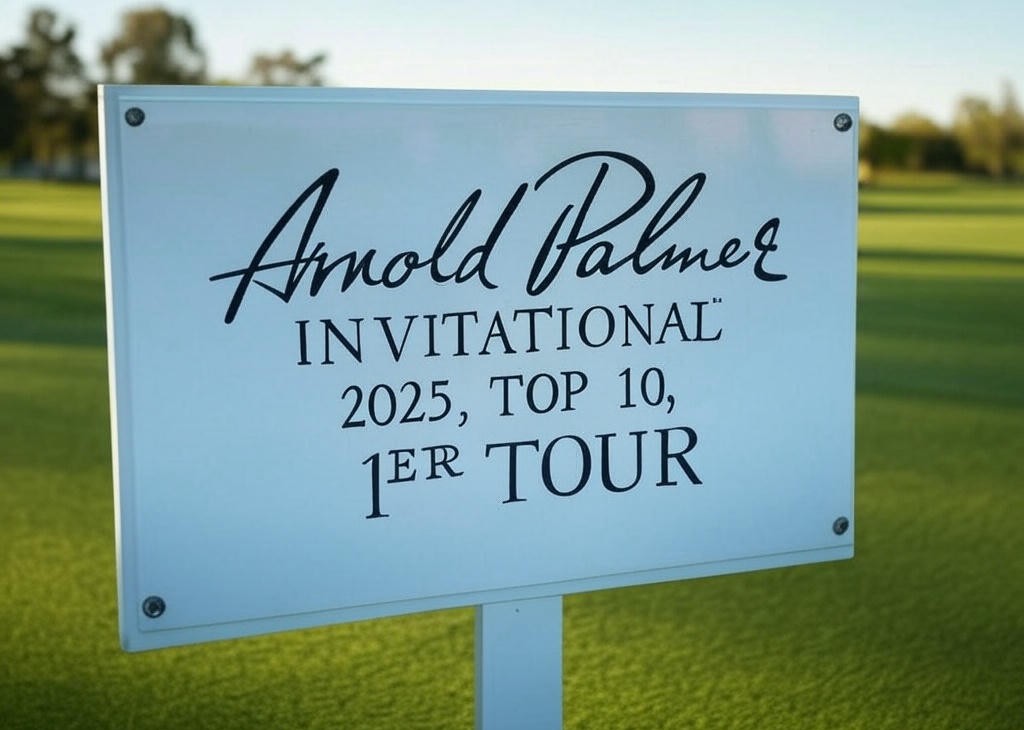 Arnold Palmer Invitational 2025 : Top 10 après un 1er tour explosif à Bay Hill !