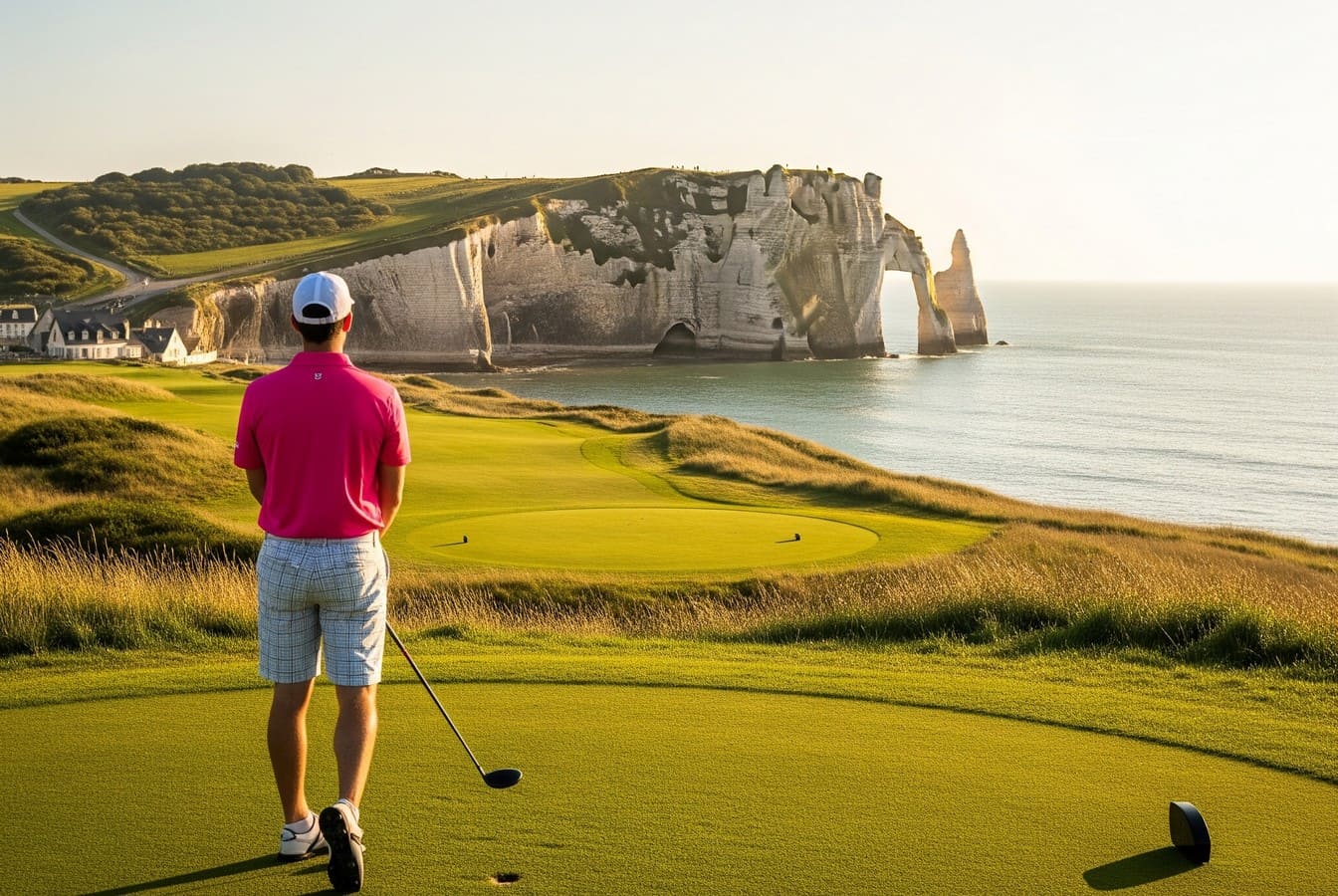Ce golf en France, perché à 50 mètres au-dessus de l’océan, dévoile des vues incroyables à chaque trou