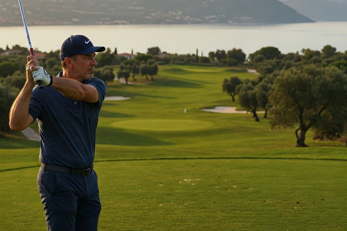Ce golf est une masterclass de paysages : personne ne joue sans sortir son smartphone à chaque trou