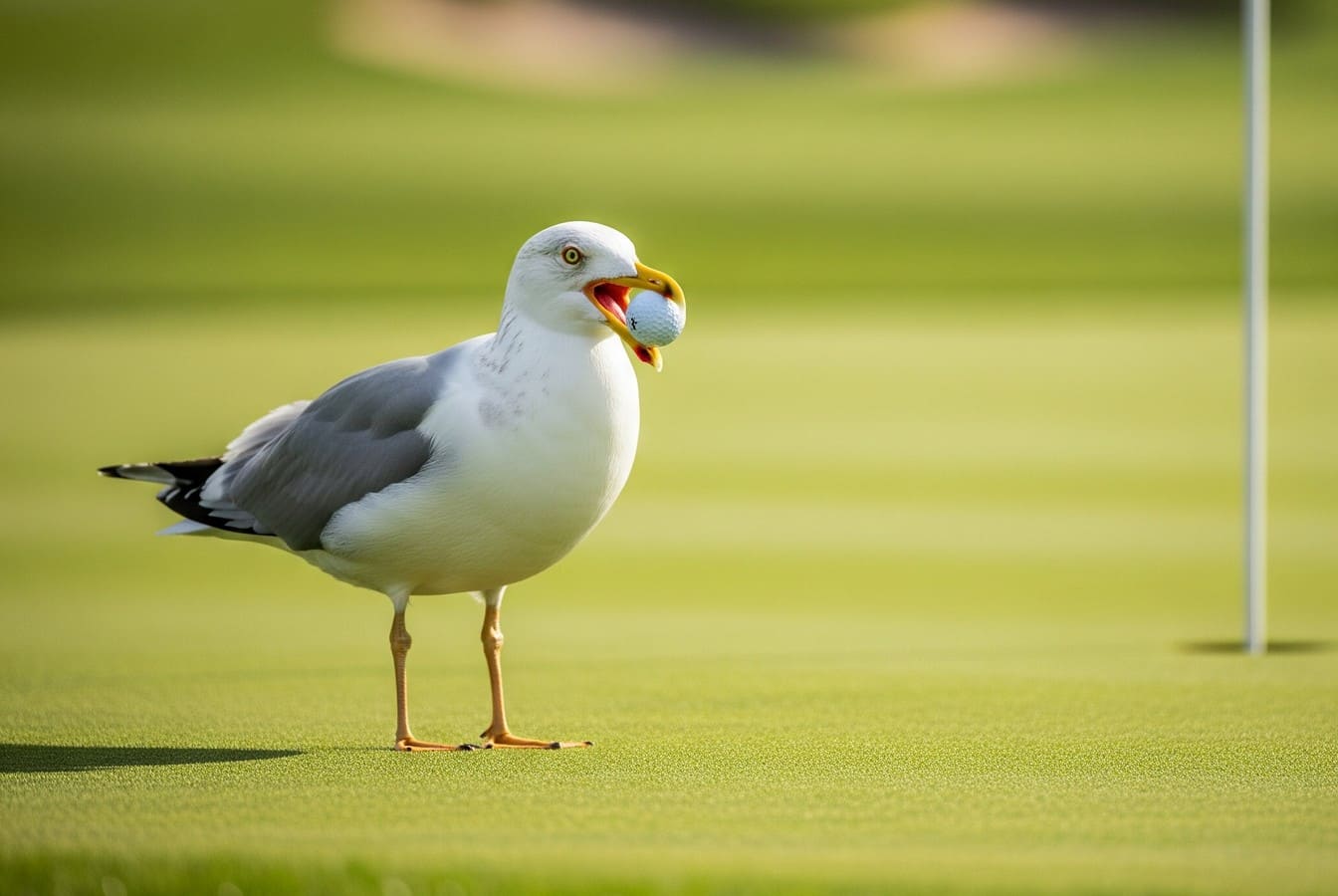 Un animal vient de partir avec ma balle de golf… et il me pénalise en plus ?!