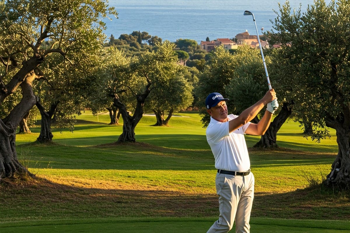 Ce golf t’offre la mer, les oliviers et des fairways si beaux que t’en oublies ton score