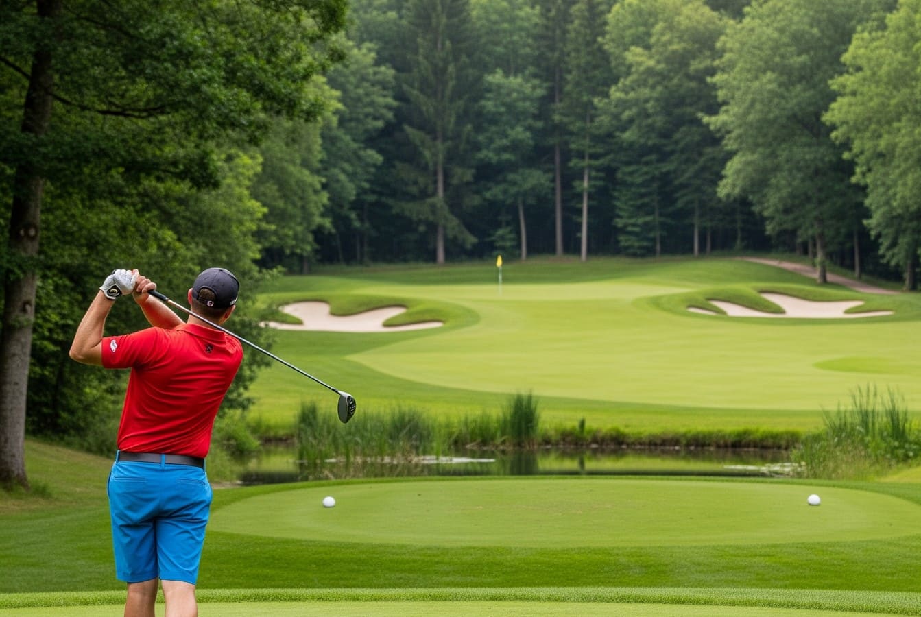Kempferhof Resort, un parcours sculpté entre arbres nobles, bunkers redoutables et greens surélevés est d’une rare élégance