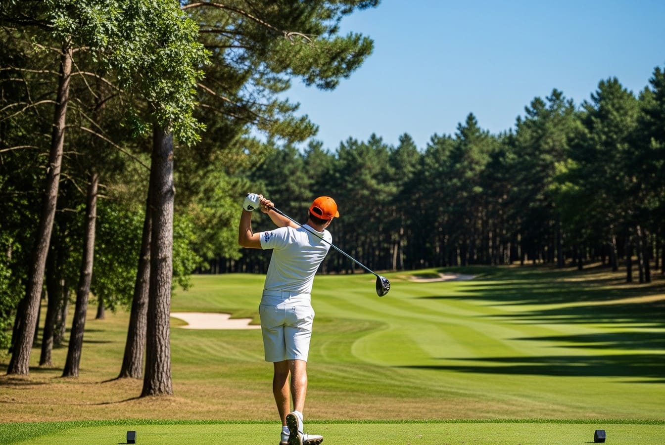 Ce golf au cœur des pins élancés et des bouleaux argentés offre un parcours sauvage unique