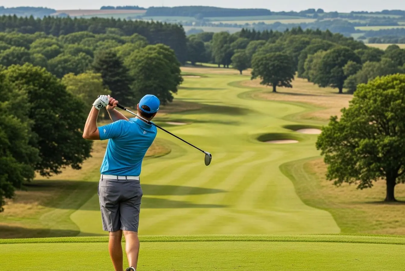 Ce golf offre un tracé d’anthologie entre vallons boisés, greens roulants et silence absolu