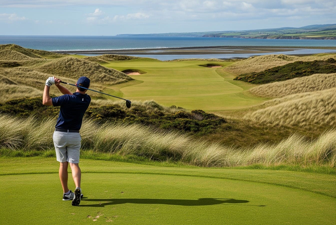 Ce golf sauvage, avec des dunes de 30 mètres et l’océan grondant, vous réserve une expérience inoubliable
