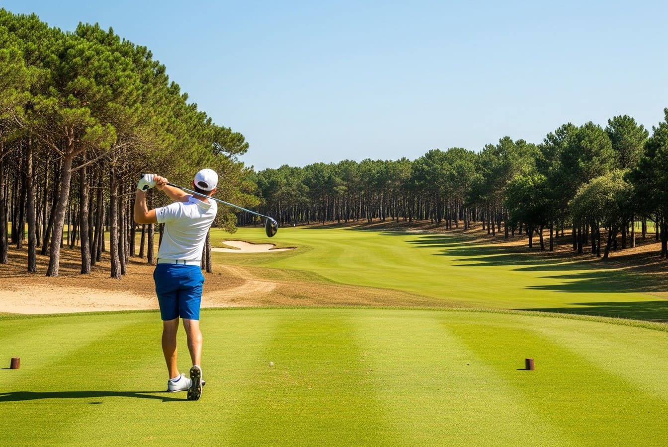 Golf d’Hossegor, un parcours élégant entre rhododendrons et chênes-lièges distille précision, tradition et raffinement absolu