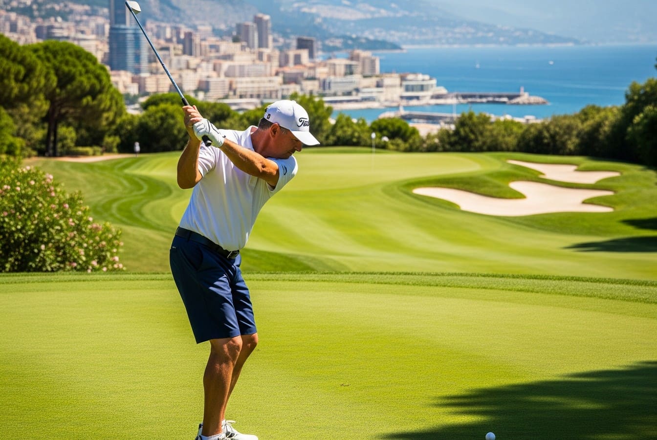 Ce golf à 900 mètres d’altitude, est un véritable balcon sur la Méditerranée avec des vues incroyables à chaque trou