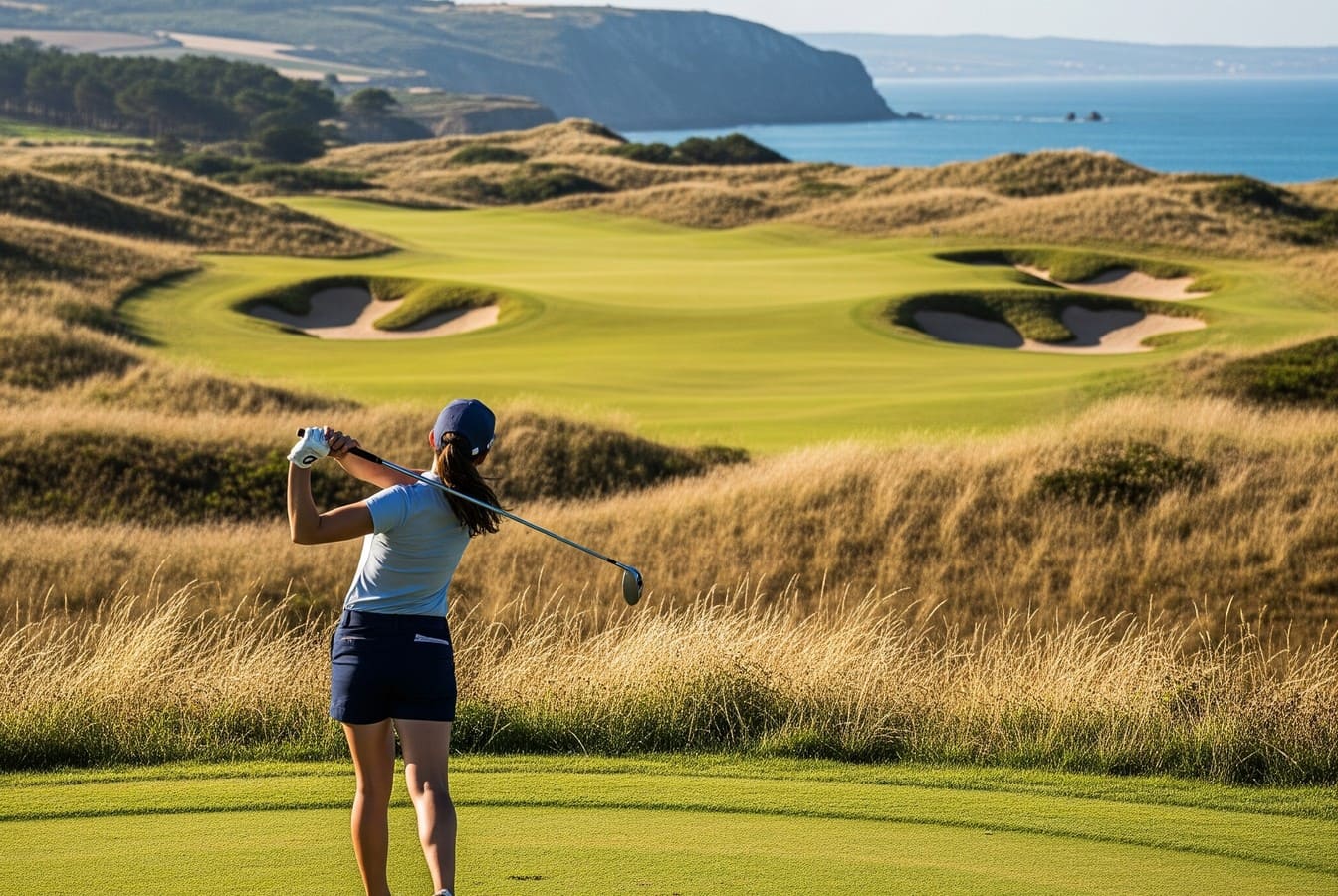 Ce golf au bord du monde mêle paysages sauvages, falaises vertigineuses et dunes prêtes à tout avaler