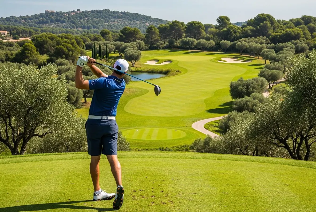 Ce golf en France suspendu entre cascades, oliviers centenaires et terrasses en pierre est tout simplement magique