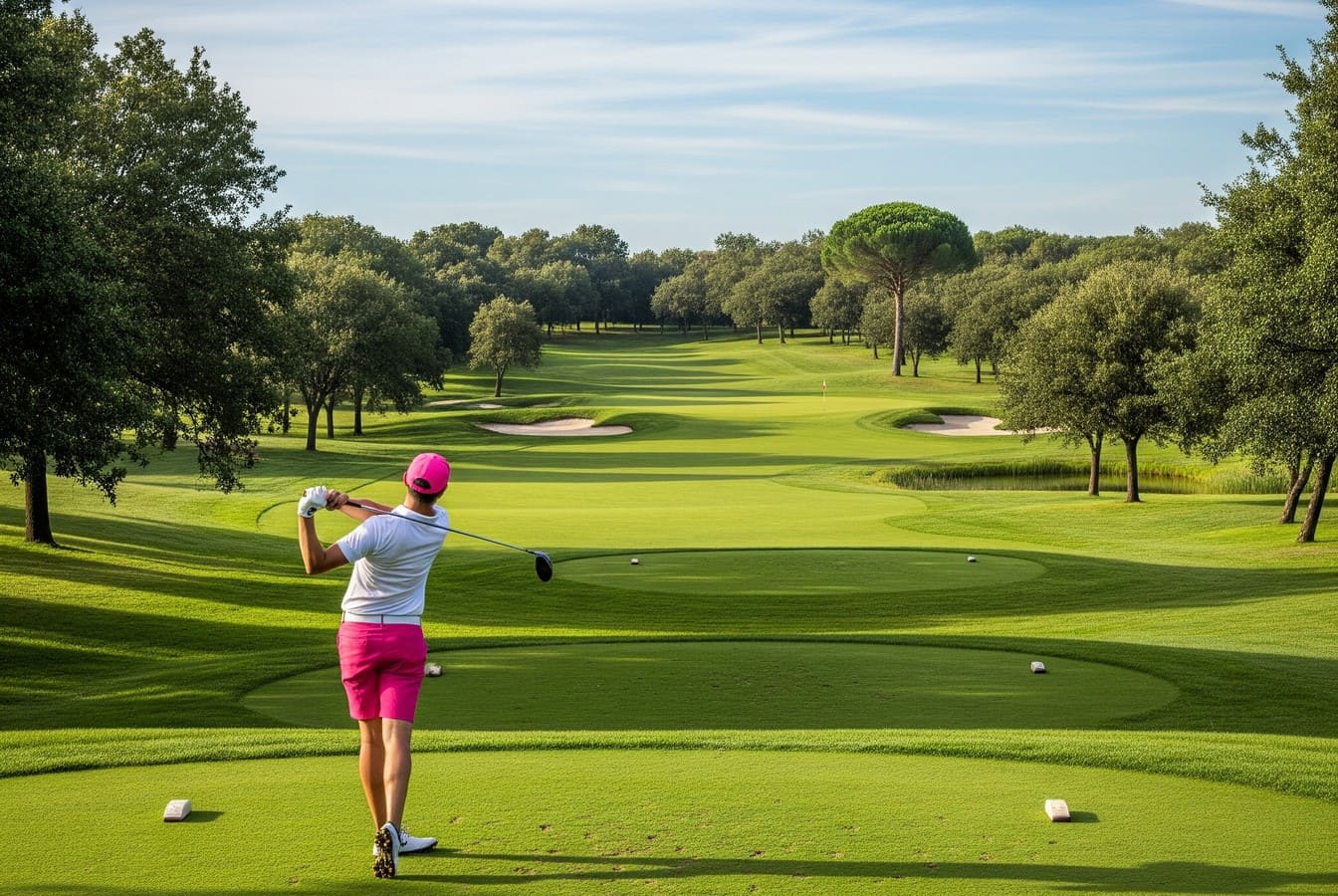 Ce golf mêle reliefs subtils, fairways larges et greens rapides pour un défi complet