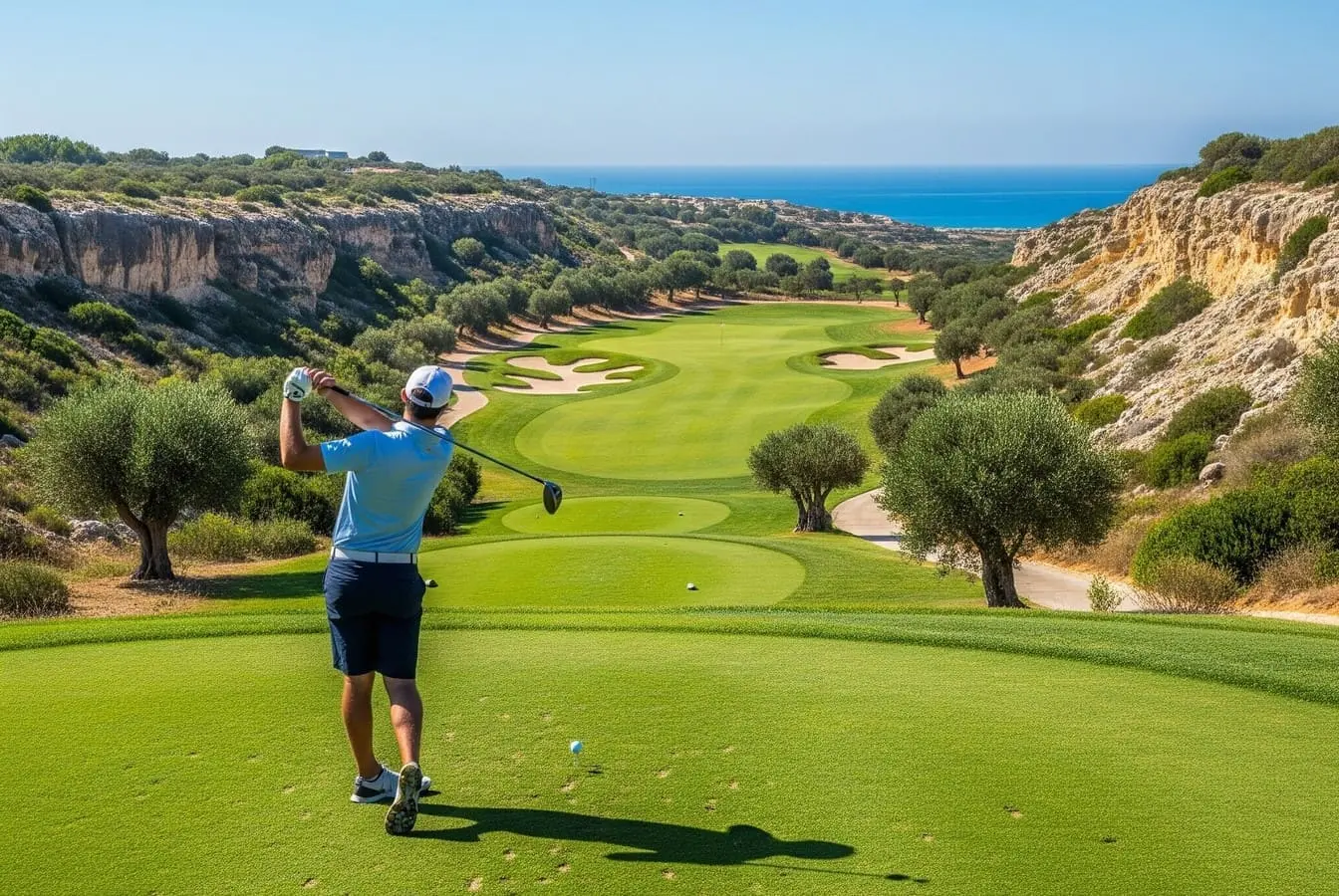 Ce golf façon décor de cinéma, entre ravins tranchants, doglegs serrés et horizons bleus, est unique