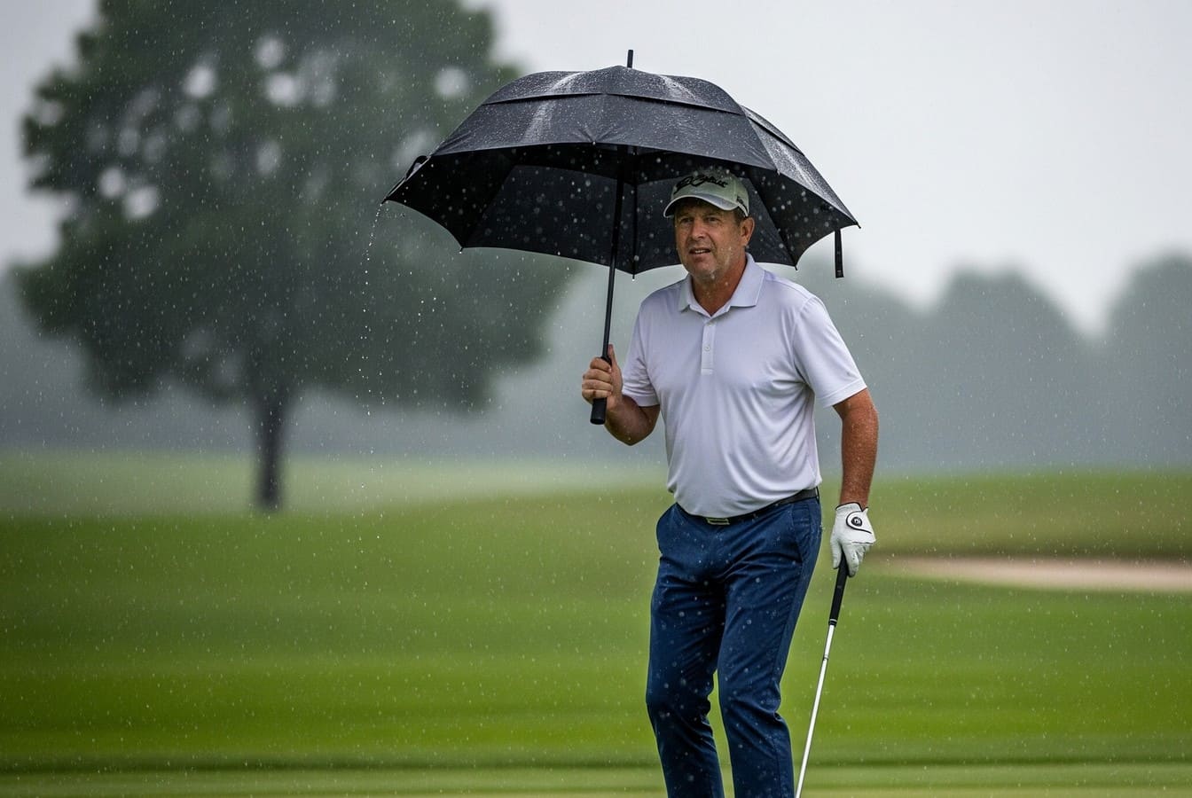 8 réflexes malins à adopter sous la pluie pour sauver votre score au golf