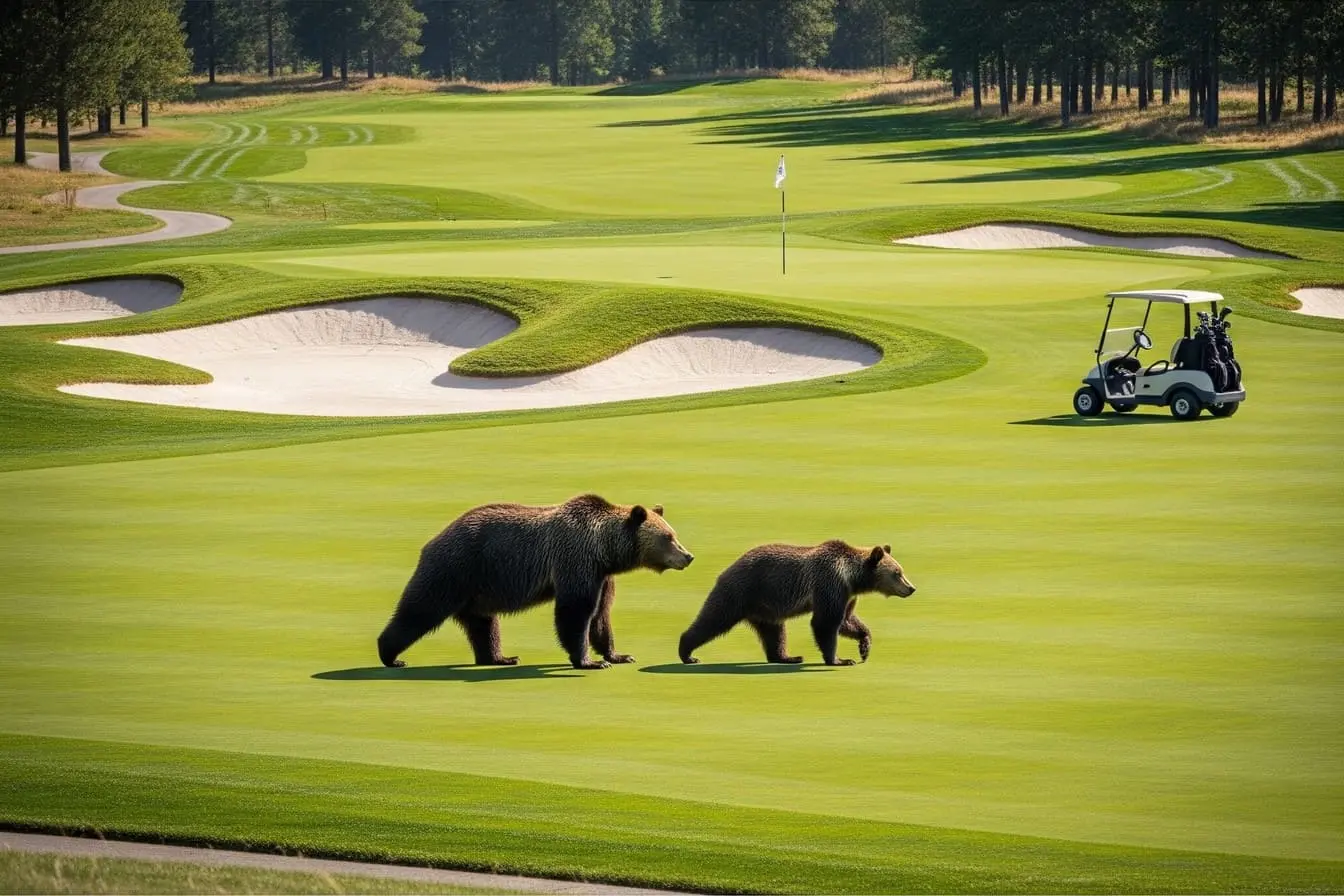 Golf et faune sauvage : ces rencontres étonnantes que même les joueurs chevronnés n’oublient jamais