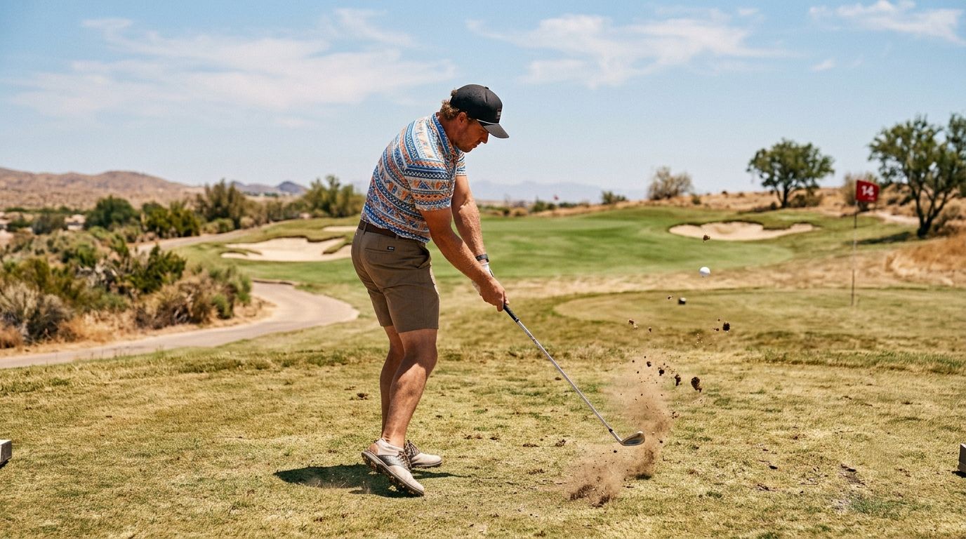Quand le parcours ressemble à un désert, les bons golfeurs font exactement ça et ça change tout